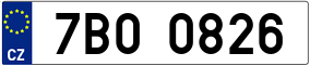 Truck License Plate